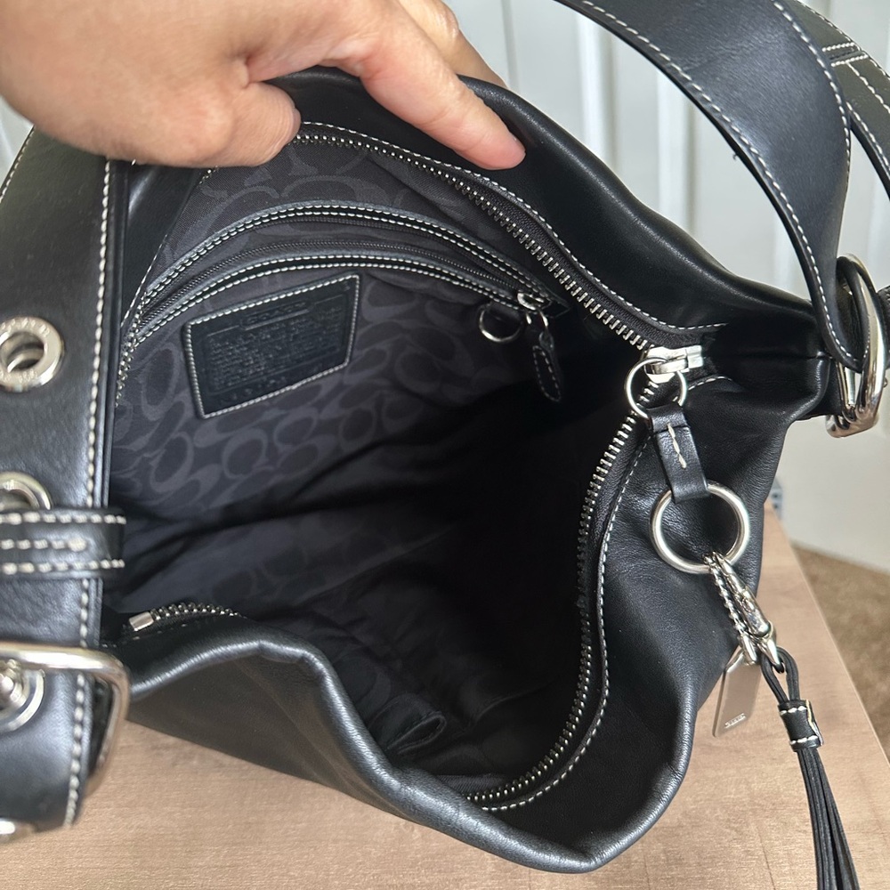 #14. Coach Vintage Legacy Med Soho Duffle/Hobo Shoulder Bag, Style#1414, Yr2005 - Picture 13 of 16